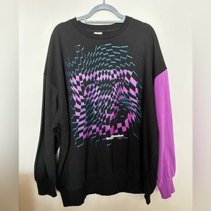 Disney Parks - Walt Disney World 1971 - Retro Logo Design Long Sleeve Shirt XL